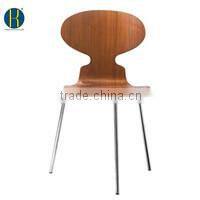 HY 3014 Colorful High Quality Plywood Promotional Stackable Chair for Dining Room