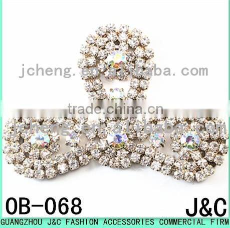 crystal rhinestone lady fashion shoes ornaments