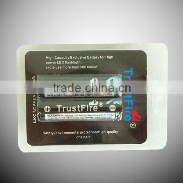 TrustFire 18650 Li-ion Rechargeable Battery 3.7V trustfire 18650 battery 2600mAh, with Protection Board china suppliers