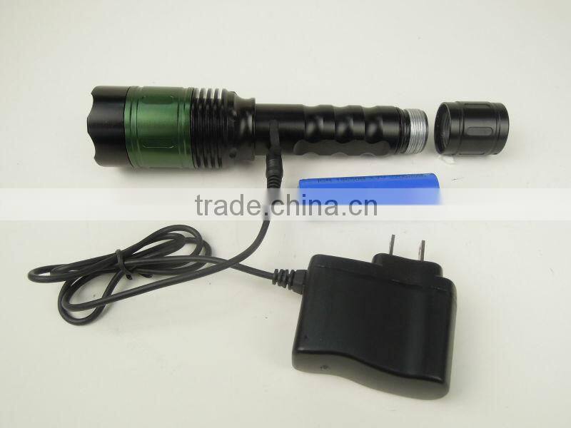 New Product for CREE T6 Aluminum LED Rechargeable Zoomable Magnetic Torch with 10W