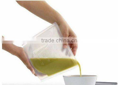 hot selling fashion food grade silicone food bags
