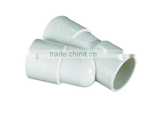 30-111 PVC coupling Tee 1.5" x 2" x 1.5"