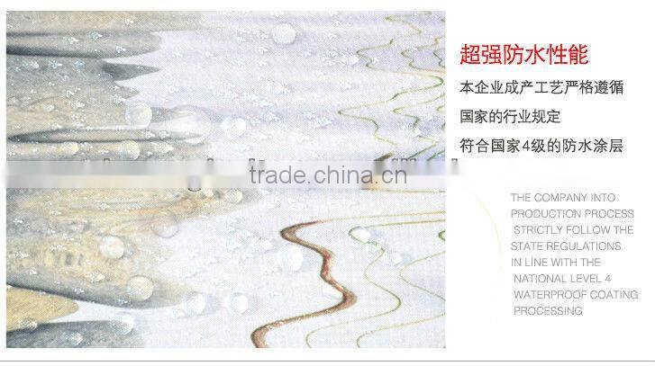 2013 hot sale mould proof polyester printed cartoon printed shower curtain