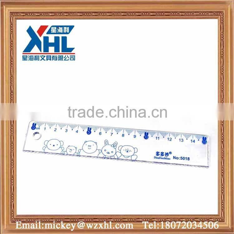 newest custom design plastic fashion design ruler plastic ruler