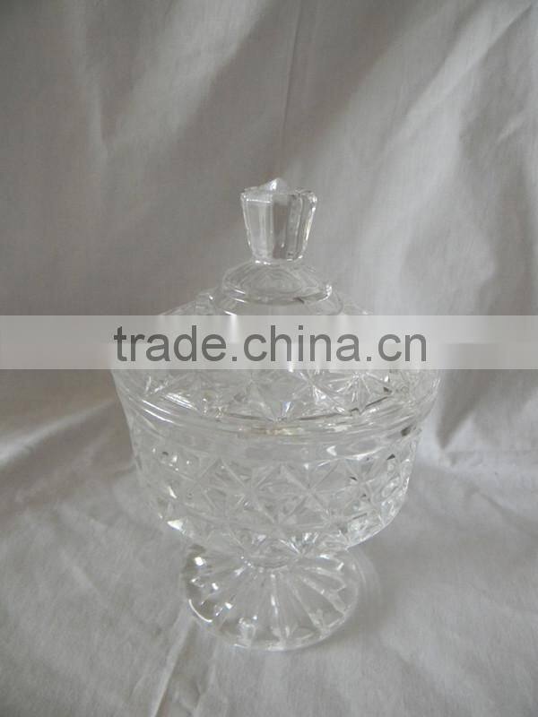 eco-friendly glass candy buffet jar