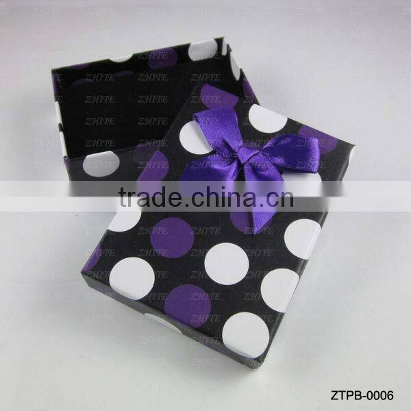 Wholesale Hot Rose Bowknot Jewlery Gift Box ZTPB-0007