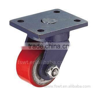 3''Rcast Iron PU Heavy Duty Low Gravity Hercules Caster Wheel