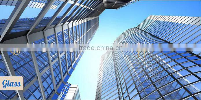 best prices Dark Blue Reflective Glass 4MM 5MM 6MM with ISO&CE certificate