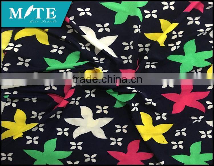 polyester viscose cotton spandex single jersey sportswear fabrics