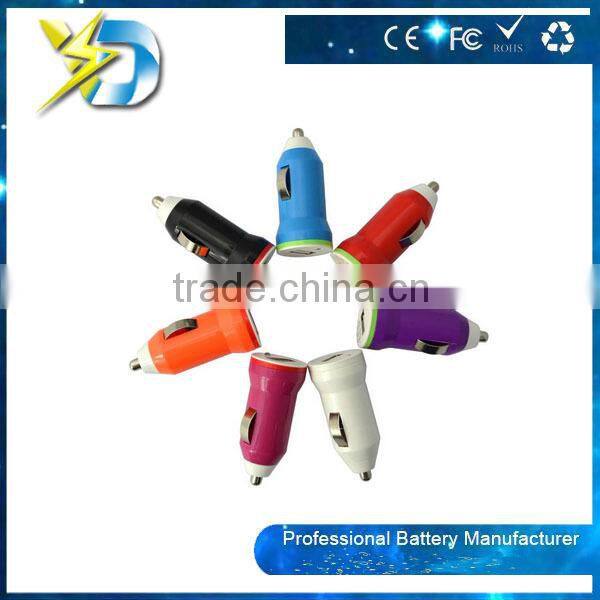 5V 1A mini usb car charger for apple phone 5 5s 4 4s Sam Phone S3 S4 Cell Mobile Phone Charger Adapter