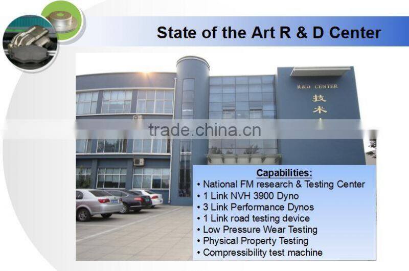 China brake parts factory OEM 29 years brake pads