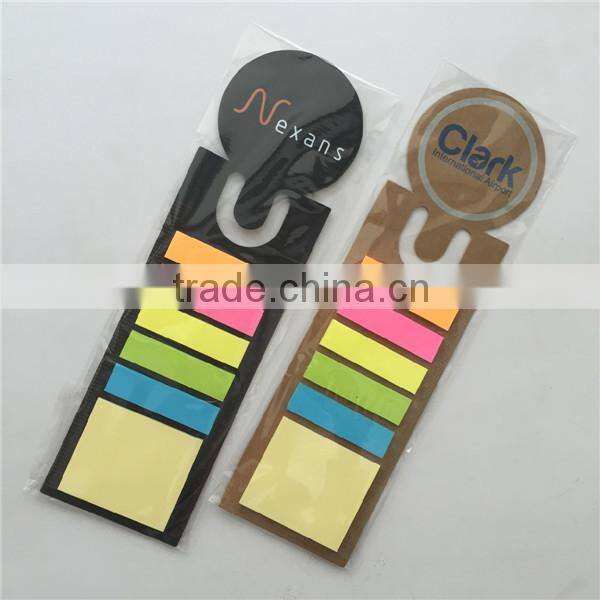 Wholesale cute combined sticky notes with color paper for office and school