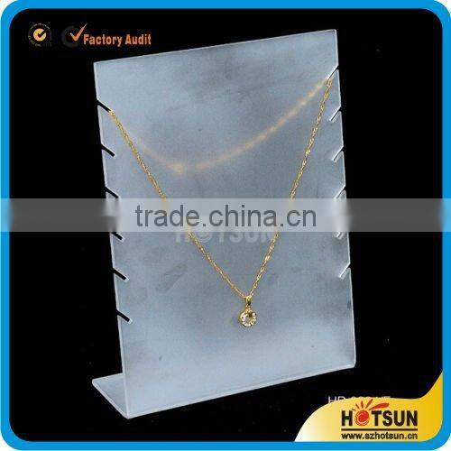Specialized production elegant counter top acrylic jewelry display for retail