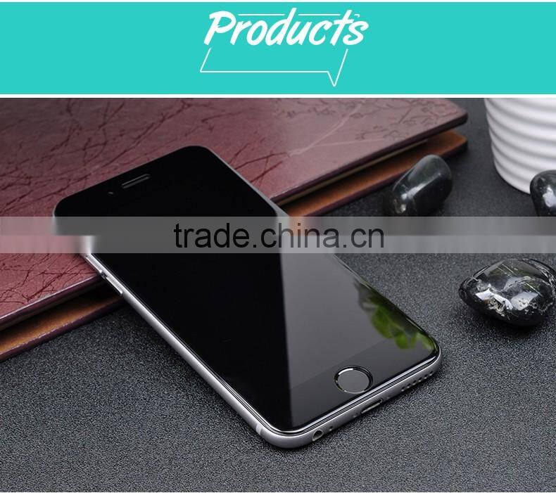 2016 New ! Super Clear Anti Explosion 3D Curved edge full cover size tempered glass screen protector for iPhone 6S