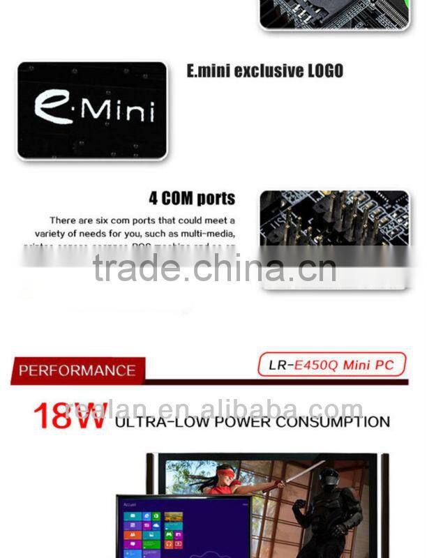 Realan LR-E450Q newest mini itx case mini computer