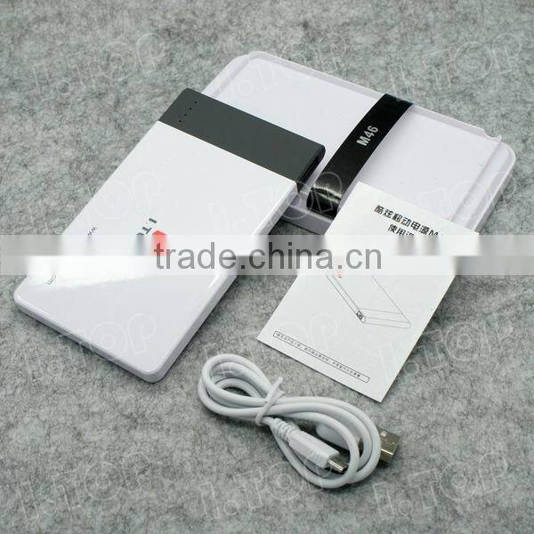 Hot sell power bank, portable mini 4600mah power banks, OEM mobile charger