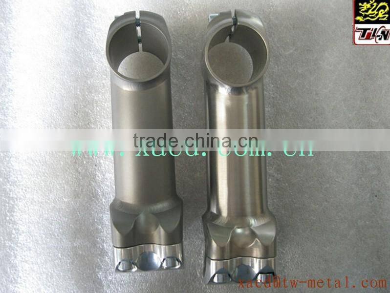 OEM bike parts custom titanium bike stem 700c road bike 31.8mm stem made titanium bicycle stem