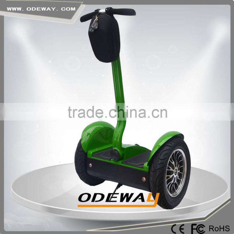 Magic drving experence-2016 fashionable city road scooter electric self balance skateboard with handle bar