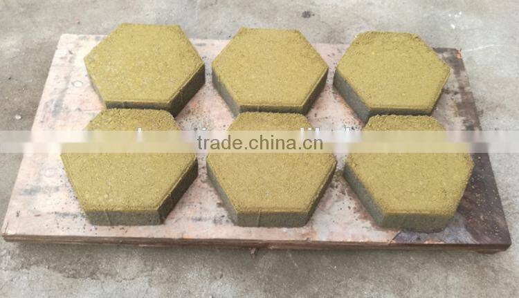 small model HOT !!! Full automatic concrete block moulds QTJ6-15 block & with concrete mixer