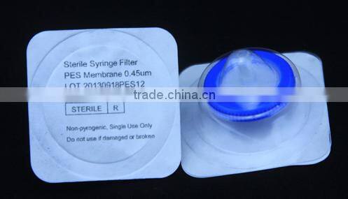 Medical syringe filters with high quality