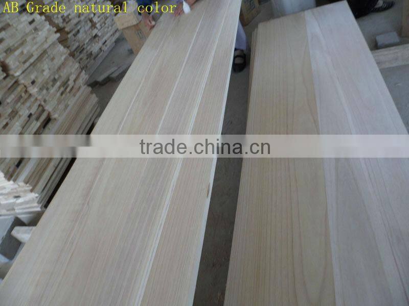 paulownia edge glued for European coffin usage