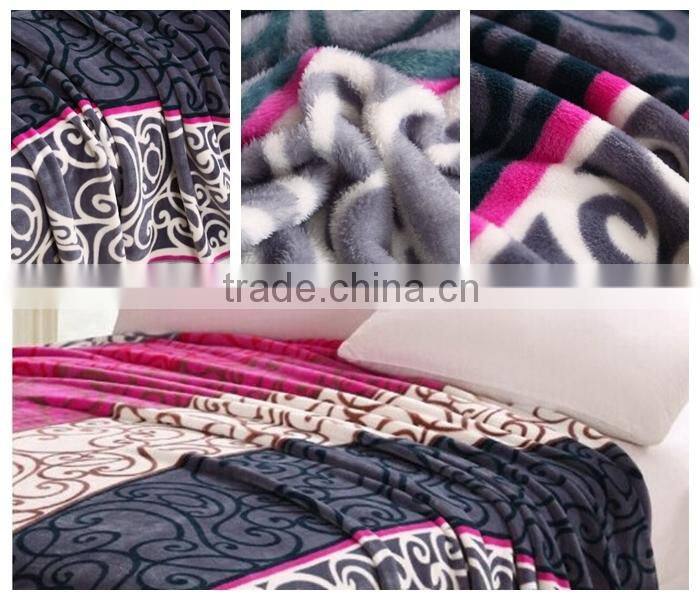 Super soft and warm flannel wedding blanket from blanket manufacturer