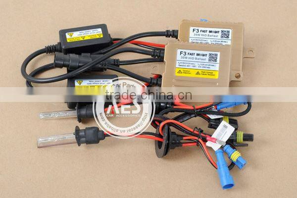 Factory Top Sale HID Xenon h7 Anti-UV and Fast Bright HID xenon bulb 35W for H1,H7,D2H,9005,9006, 6000k