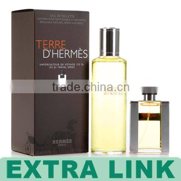 Fashion design both open perfume cardboard printing with LOGO