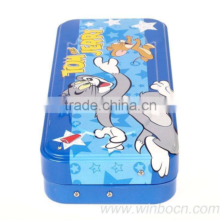 Ladder-type Three-layer cartoon students pencil case