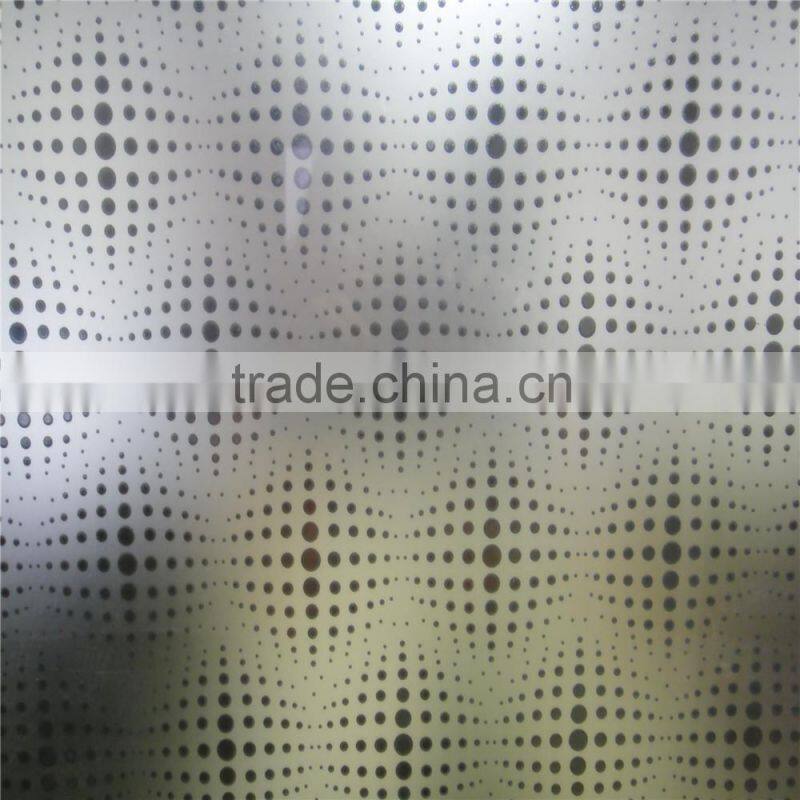 safety acid etched tempered glass price
