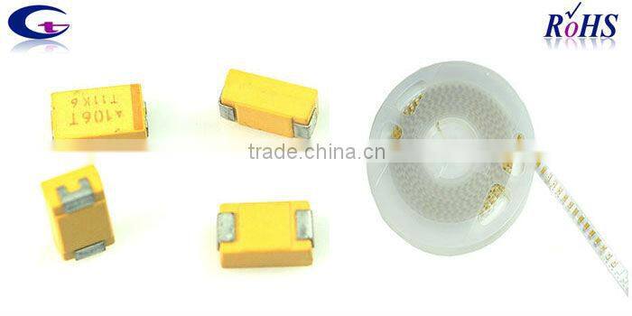 4v 6.3v 10v 16v 20v 25v 100uf solid tantalum chip capacitors