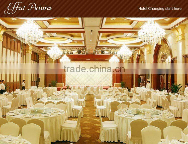 Newest hotel furniture steel table chairs design