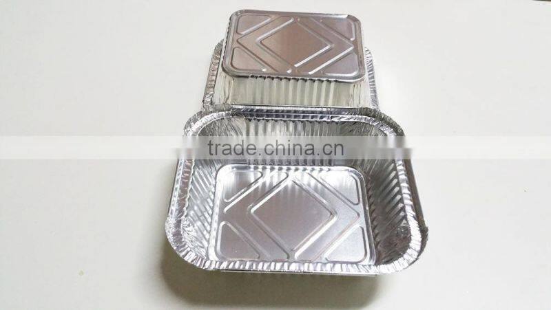 2015 Supper Quality Disposable square aluminum food container packaging
