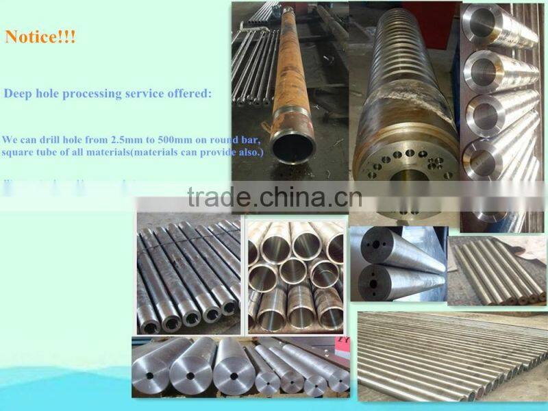bta and gun drill method deep hole drill for metal pipes
