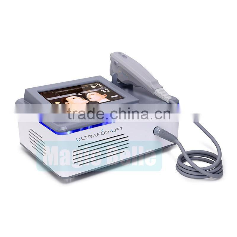 2016 CE Certificated HIFU Machine Facial Lifting Wrinkle Removal Hifu Machine with 5 Heads for Salon