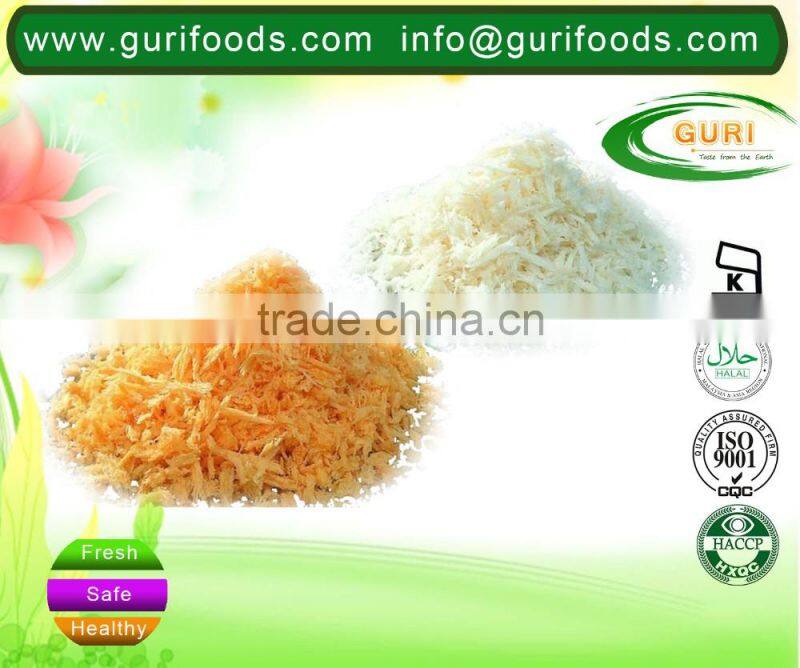 Japanese and American Bread Crumbs 2-16mm white and yellow Panko