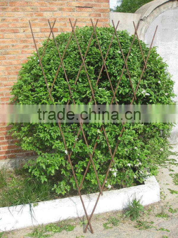 Expanding willow garden trellis
