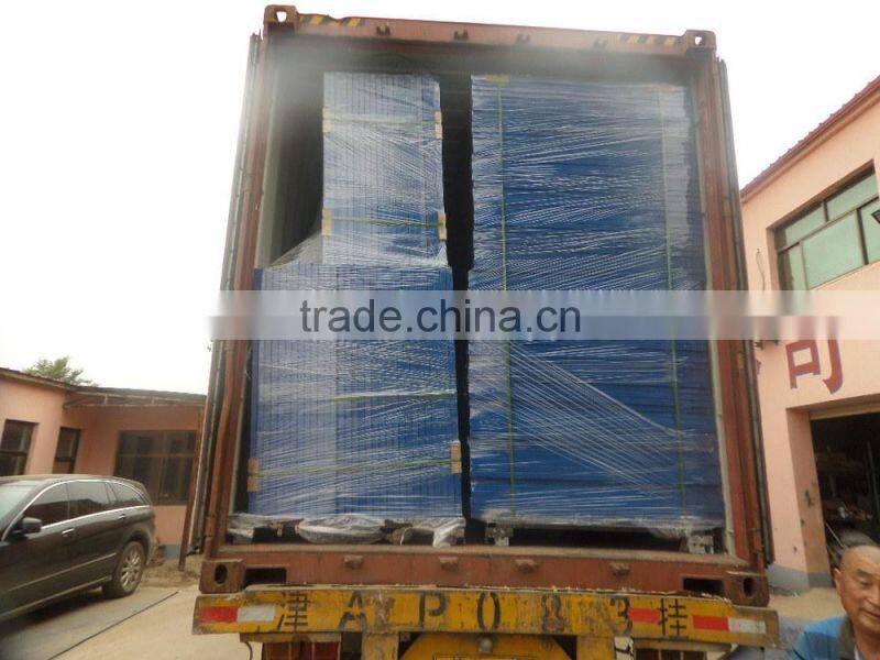 canada standard pvc coated ISO certificated high quality temporary fence mesh temporary fence