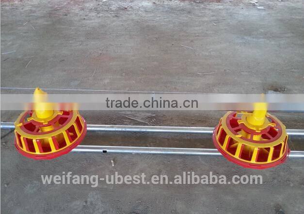 chicken feed pan system for broiler