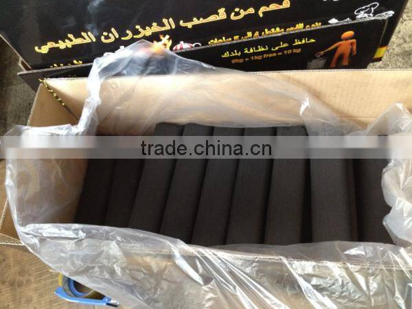 Type of square bbq charcoal briquette machine-made charcoal