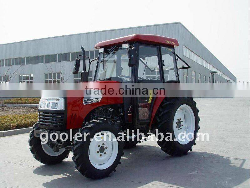 FEL Tractor, lawn tractor 40HP, 4x4, DQ404 with Front end loader, slasher mower, Backhoe, carry all, hold digger attachment