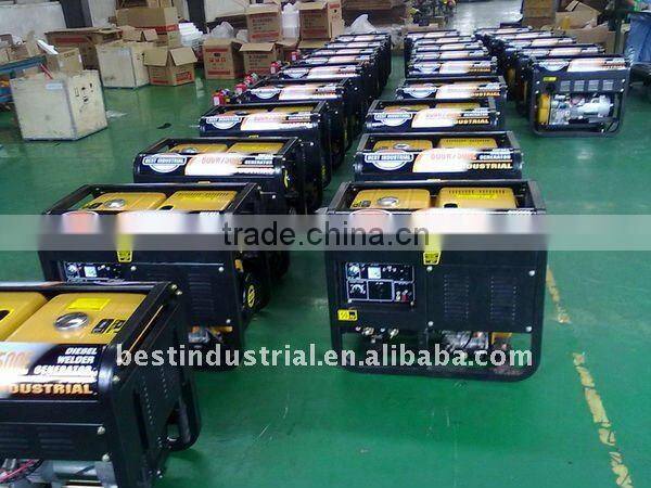 Hot Sale!!!Powergen Construction Machine 5KW Diesel Welder Generator