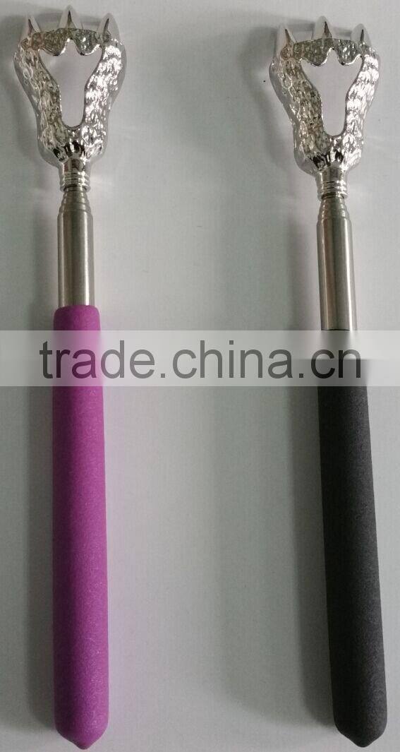 Hot sale Zinc ally Bear Claw Back Scratcher, Stainless steel back scratcher, Telescopic personal massager