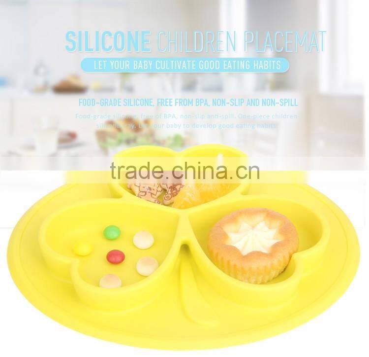 Soft silicone baby food spoon convenient feeding baby