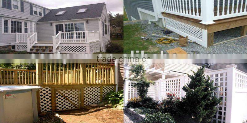garden fence pvc privacy lattice