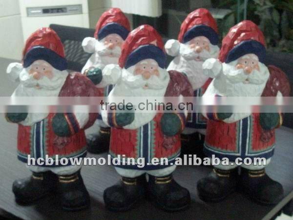 Customize Blow Molding plastic Christmas cute plastic christmas man snow man for sale
