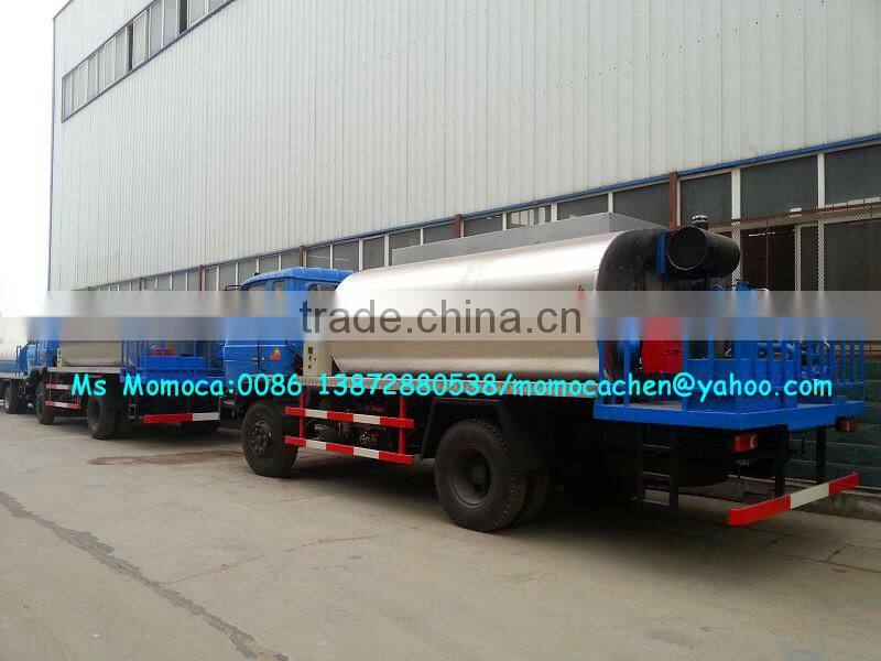 New road maintenance truck,intelligent asphalt distributor,asphalt mixer truck 8cbm