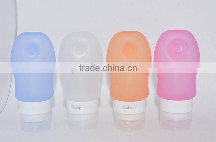 easy-taking silicone shampoo bottle with a sucker MP4408