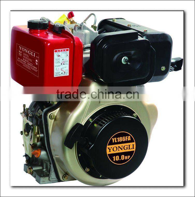 10HP single-cylinder air-cooled Diesel engine YL186FA
