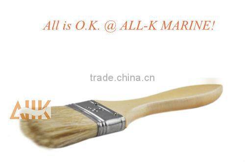 wooden handle flat Brush